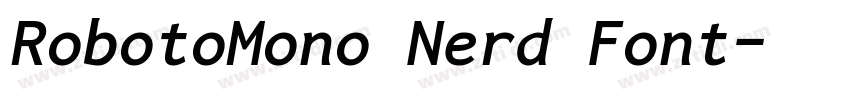 RobotoMono Nerd Font字体转换 RobotoMono Nerd Font字体转换